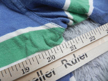 Load image into Gallery viewer, VTG Nautica Shirt Adult Large Blue Green Striped NJ-99 Rugby Golf Polo Mens