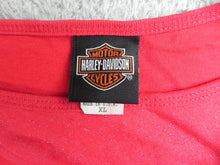 Load image into Gallery viewer, VTG Harley Davidson Shirt Womens Extra Large Motorcycle Cut Out Prince George