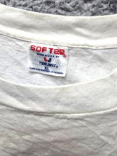 Load image into Gallery viewer, VTG Popcorn Man Shirt Adult Extra Large White Triathlon Single Stitch 90s Mens