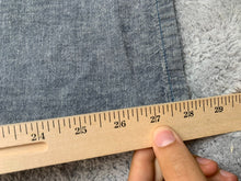 Load image into Gallery viewer, Levis Jeans Adult 33x28 Slate Blue Denim Flat Front Straus & Co Two Horse Mens