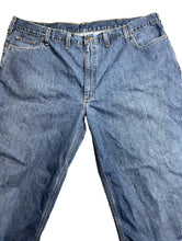 Load image into Gallery viewer, Carhartt Jeans Adult 50x32 Blue Holter Straight Leg Baggy Workwear Denim Mens