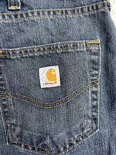 Load image into Gallery viewer, Carhartt Jeans Adult 50x32 Blue Holter Straight Leg Baggy Workwear Denim Mens