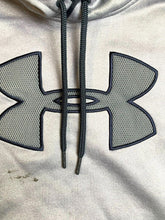 Load image into Gallery viewer, Under Armour Sweatshirt Adult Large Gray Big Logo Storm Fleece Hoodie Mens