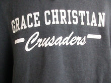 Load image into Gallery viewer, Badger Sport Sweatshirt Adult 2XL XXL Black Crusaders Sawyer's Dad Hoodie Mens