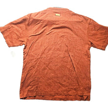 Load image into Gallery viewer, Coogi Shirt Adult Extra Large Orange AOP Spellout Logo Streetwear Pullover Mens