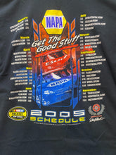 Load image into Gallery viewer, VTG NAPA Shirt Adult Extra Large 2005 Schedule NASCAR Nextel Cup Series Mens