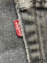 Load image into Gallery viewer, VTG Levis 505 Jeans Adult 36x30 Black Fade Straight Leg Baggy Denim 90s Mens