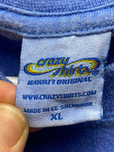 Load image into Gallery viewer, VTG Crazy Shirts Adult Extra Large Blue Emalamaikekai Hawaii Streetwear 90s Mens