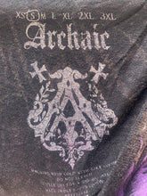 Load image into Gallery viewer, Archaic by Affliction Shirt Womens Small Wings Cross Rose Whimsigoth Grunge Goth