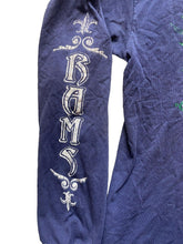 Load image into Gallery viewer, Montwood Rams Shirt Adult Medium Navy Crewneck Sportswear High School Mens