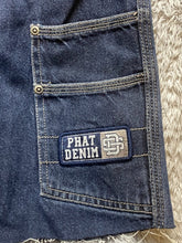 Load image into Gallery viewer, Phat Farm Jeans Adult Large (30x17.5) Straight Leg Baggy Hip Hop Cut Off Mens