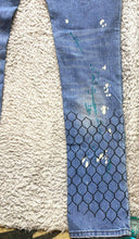 Load image into Gallery viewer, Broken Promises Jeans Womens 30x33 Denim Bad Habits Splatter Ultra Slim Stretch