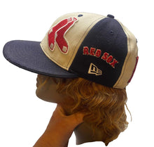 Load image into Gallery viewer, Boston Red Sox Hat Adult 7 1/4 Color Block Wool New Era Baseball