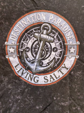 Load image into Gallery viewer, Holden Beach Sweatshirt Adult Extra Large Gray Living Salty Graphic Sweater Mens