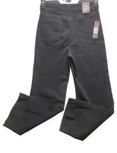 Load image into Gallery viewer, KDF Jeans Womens 8 Black Straight Leg Pants Pockets Workwear Ladies