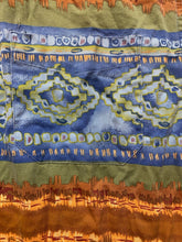 Load image into Gallery viewer, The Territory Ahead Shirt Adult Large Blue Orange Southwestern Aztec Casual Mens