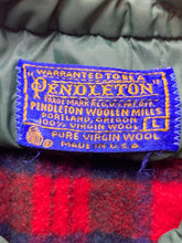 Load image into Gallery viewer, VTG Pendleton Shirt Adult Large Red Navy Macduff Tartan Plaid Wool Flannel Mens