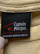 Load image into Gallery viewer, Captain Morgan Shirt Adult Large Crew Lifesaver Spiced Rum Liquor Promo Mens