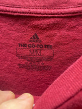 Load image into Gallery viewer, Adidas Shirt Adult Medium Maroon Three Stripes Logo Go To Athletic Active Mens