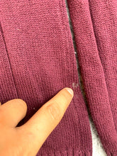 Load image into Gallery viewer, Oscar de la Renta Sweater Adult Extra Large Maroon Cable Knit Outerwear Mens