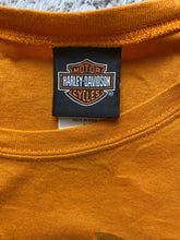 Load image into Gallery viewer, Harley Davidson Shirt Youth Large Orange Angel Wings Motorcycle Biker USA Girls