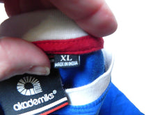 Load image into Gallery viewer, Akademiks Shirt Adult Extra Large Blue White Color Blocked Two-Fer akdmks Mens