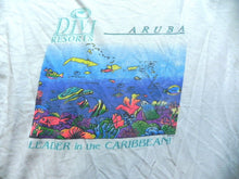 Load image into Gallery viewer, VTG Aruba Shirt Adult Extra Large Aruba Caribbean Sea Turtles Ocean Art 80s Mens