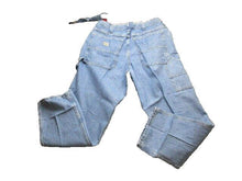 Load image into Gallery viewer, Lee Jeans Adult 35x31 Dungarees Carpenter Baggy Workwear Medium Wash Denim Mens