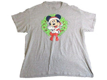 Load image into Gallery viewer, Mickey Mouse Shirt Adult Extra Large Christmas Wreath Short Sleeve Disney Mens