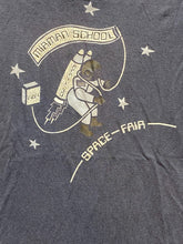 Load image into Gallery viewer, VTG Astronaut Shirt Youth Large Mirman School Space Fair Single Stitch 80s Boys