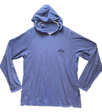 Load image into Gallery viewer, Salt Life Sweatshirt Adult Large Heather Navy Live Salty Lightweight Hoodie Mens