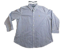 Load image into Gallery viewer, Ralph Lauren Shirt Adult 2XL XXL Custom Fit Yellow Pony Button Up Striped Men