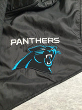 Load image into Gallery viewer, Carolina Panthers Jacket Adult Extra Large Gray Windbreaker Hooded Football Mens