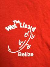 Load image into Gallery viewer, Belize Iguana Shirt Adult Large Red The Wet Lizard Nature Animals Pullover Mens