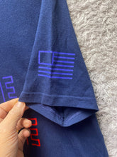 Load image into Gallery viewer, Under Armour Shirt Adult Medium Navy Land Of The Free Home Of The Brave USA Mens