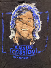 Load image into Gallery viewer, VTG Shaun Cassidy Shirt Womens Small in Concert Single Stitch 70s 2 Sided Ladies
