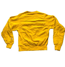 Load image into Gallery viewer, Champion Sweatshirt Adult Extra Small Reverse Weave Fleece Script Patch Logo Men