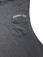 Load image into Gallery viewer, VTG Outsiders Okla City Adult 2XL XXL Black Pocket Tank Skull Winged Grunge Mens