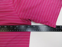 Load image into Gallery viewer, FJ FootJoy Polo Shirt Adult Large Pink Striped Short Sleeve Golf Collared Mens