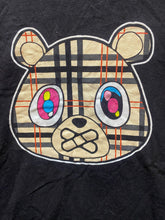 Load image into Gallery viewer, Bear Shirt Adult Large Black Original Work New York Streetwear Taped Plaid Mens
