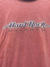 Load image into Gallery viewer, Hard Rock Cafe Shirt Adult Large Ringer Orlando Hotel Streetwear Spellout Mens