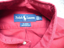 Load image into Gallery viewer, Ralph Lauren Shirt Adult Large Blue Pony Button Up Casual Blaire Long Sleeve Men