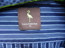 Load image into Gallery viewer, Tailorbyrd Shirt Adult Extra Large Button Up Long Sleeve Casual Flamingo Mens