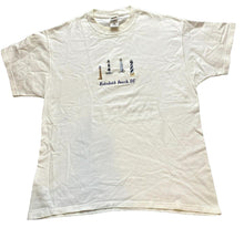 Load image into Gallery viewer, VTG Lighthouse Shirt Adult Extra Large Ivory Rehoboth Beach DE Embroidered Mens