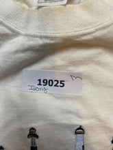 Load image into Gallery viewer, VTG Lighthouse Shirt Adult Extra Large Ivory Rehoboth Beach DE Embroidered Mens