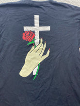 Load image into Gallery viewer, Misfit Shirt Adult Medium Rose Hand Cross Resurrected Grunge Goth Streetwear Men