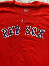 Load image into Gallery viewer, Boston Red Sox Shirt Adult Large Red Majestic MLB Baseball Sportswear Mens