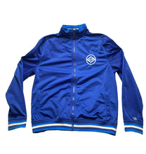 Load image into Gallery viewer, ENYCE Jacket Adult Large Blue Full Zip Windbreaker Bomber Track Training Mens