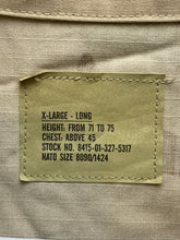 Load image into Gallery viewer, US Army Jacket Adult Extra Large Desert Camouflage Long Buttons Military Mens