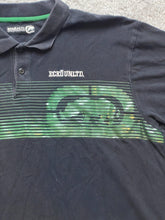 Load image into Gallery viewer, Ecko Unltd Shirt Adult 2XL XXL Linear Striped Rhino Y2K Streetwear Golf Polo Men